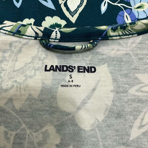 LANDS’ END Long Sleeve Floral Dress - Picture 4 of 5